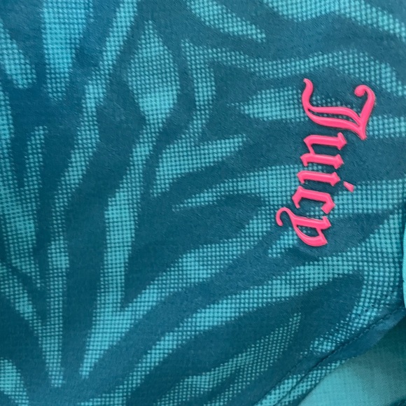 Women’s Large Juicy Couture Sport Blue Athletic Shorts - Picture 3 of 3